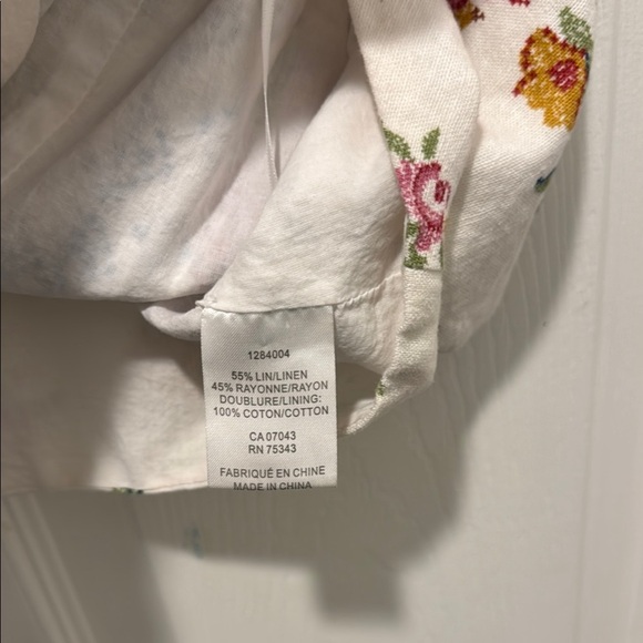 Rachel Zoe Red and Yellow Tie Front Crop Top - Picture 7 of 9